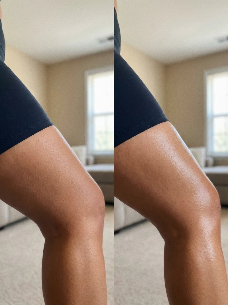 Before and after hair transformation