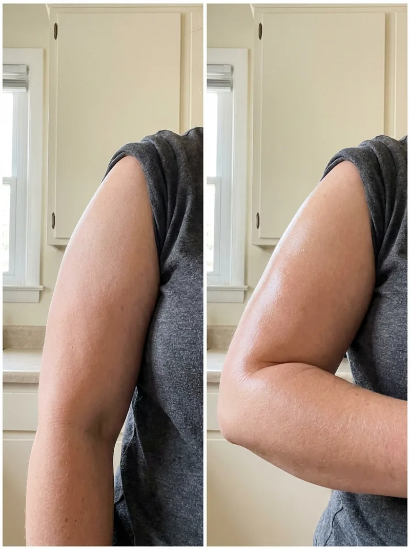 Before and after hair transformation