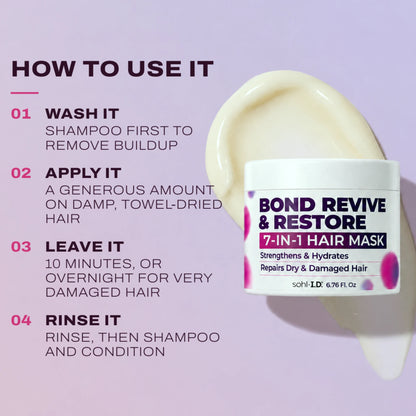 How to use: wash, apply, leave, rinse then shampoo and condition