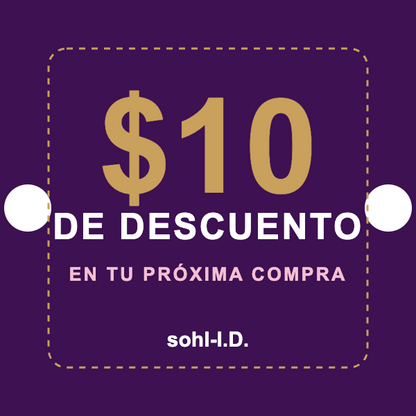 $10 de descuento en tu próxima compra