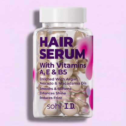 sohl-I.D. Hair Serum capsules — argan, avocado & macadamia oils