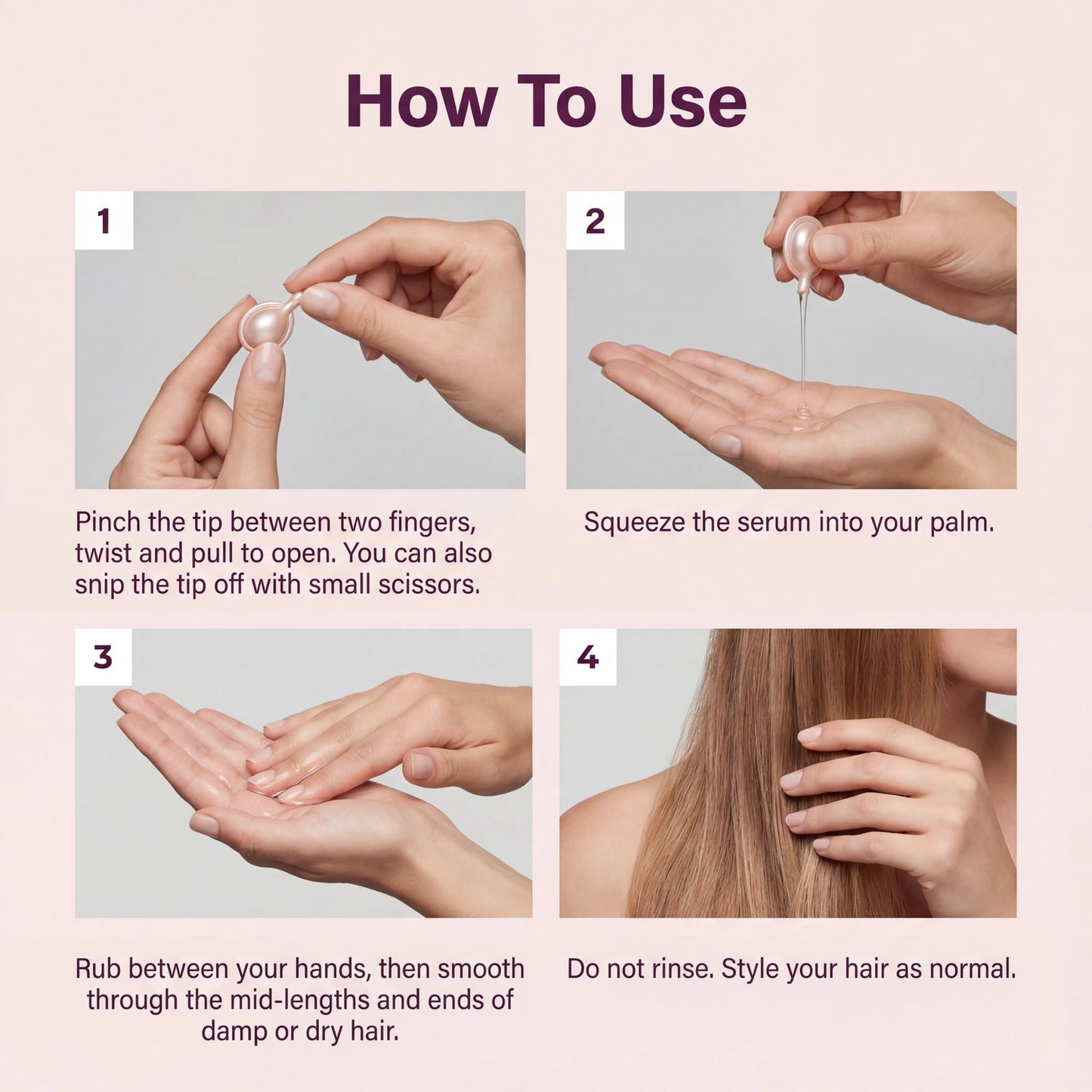 Sérum Capilar con Vitaminas A, E y B5